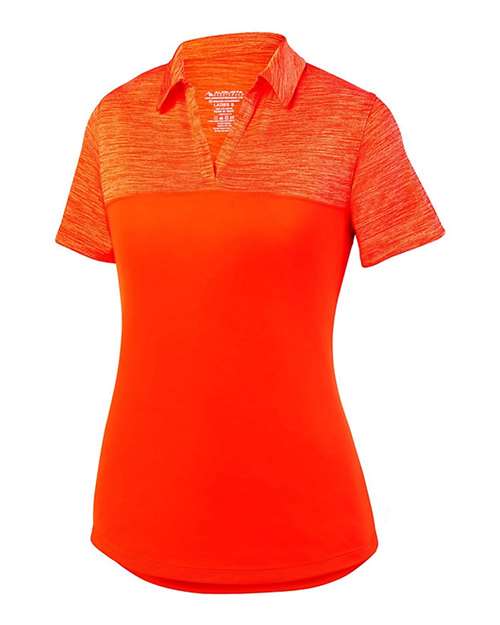 Women's Shadow Tonal Heather Polo | USA Decoration