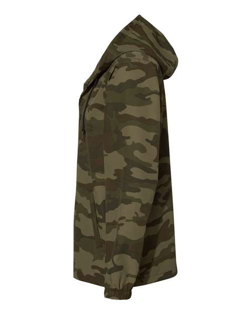 Water-Resistant Hooded Windbreaker | USA Decoration