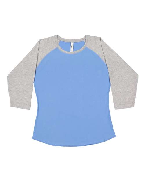 Women's Baseball Fine Jersey Three-Quarter Sleeve Tee | USA Decoration