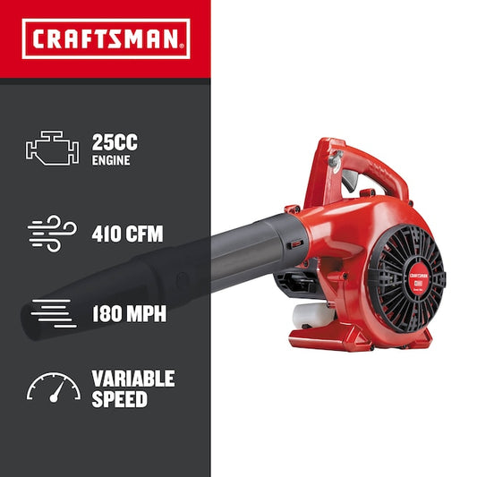 B2000 25-cc 2-cycle 410-CFM 180-MPH Gas Handheld Leaf Blower