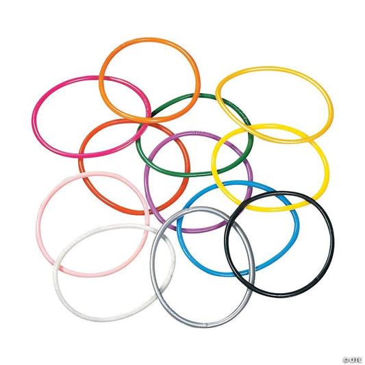 6 1/2" Bulk 1728 Pc. Solid Color Vinyl Jelly Bracelet Assortment