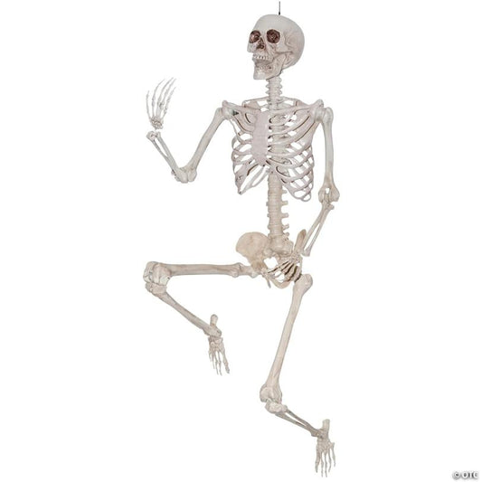 6 Ft. 6" Skeleton Titan Plastic Poseable Halloween Decoration