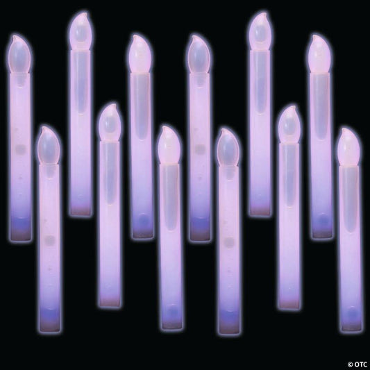 6" Mega Bulk 96 Pc. Candle-Shaped Plastic Snap & Shake Glow Sticks