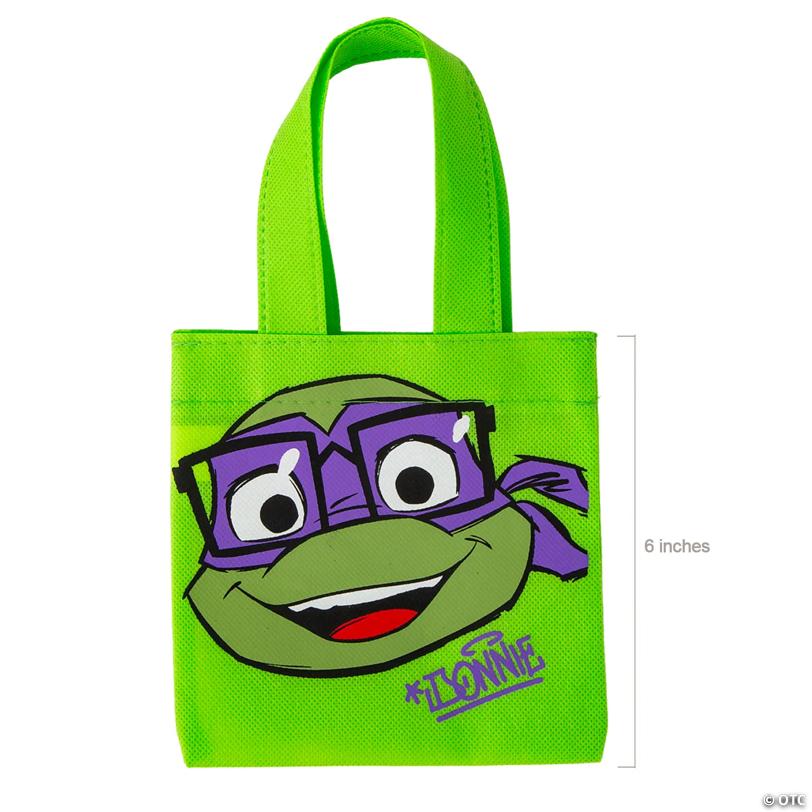 6" x 6" Mini Teenage Mutant Ninja Turtles™ Character Nonwoven Tote Bags – 12 Pc.