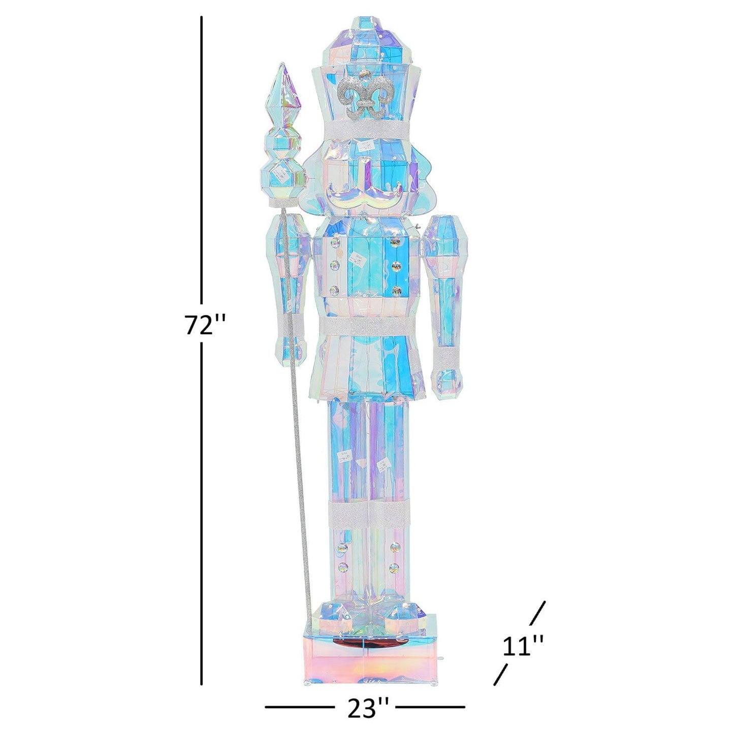 Member's Mark 6' Pre-Lit Prismatic Nutcracker | USA Decoration®