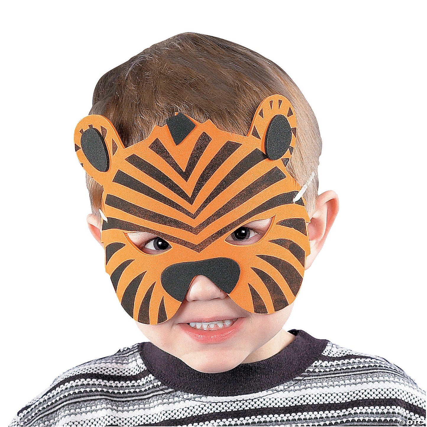 7" – 10 1/2" Kids Bright Color Foam Animal Masks – 12 Pc.