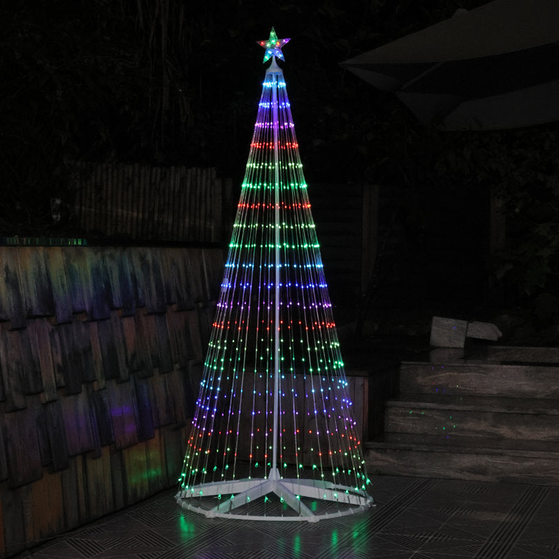 7.55 Ft Led Christmas Tree Lighted Display