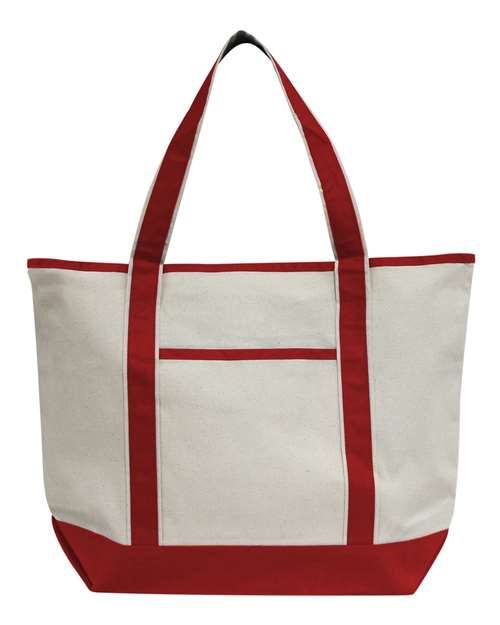 Promotional Heavyweight Large Beach Tote | 100% Cotton Canvas Tote Bag | USA Decoration
