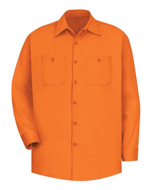 Cotton Long Sleeve Uniform Shirt - Tall Sizes | USA Decoration