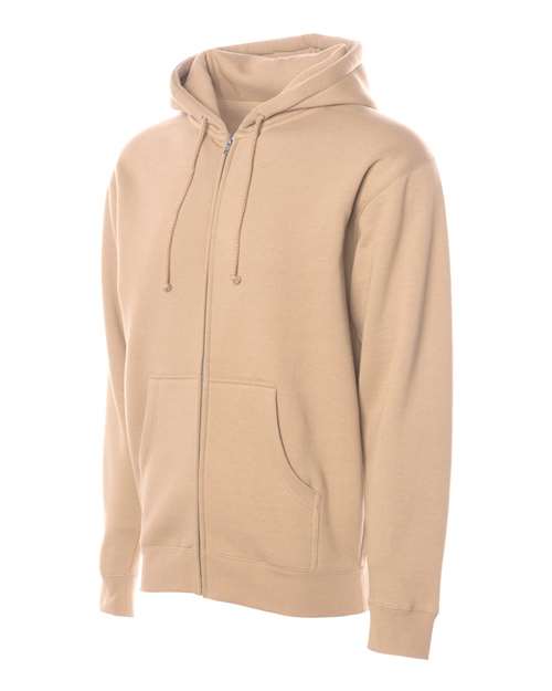 Heavyweight Full-Zip Hooded Sweatshirt | USA Decoration
