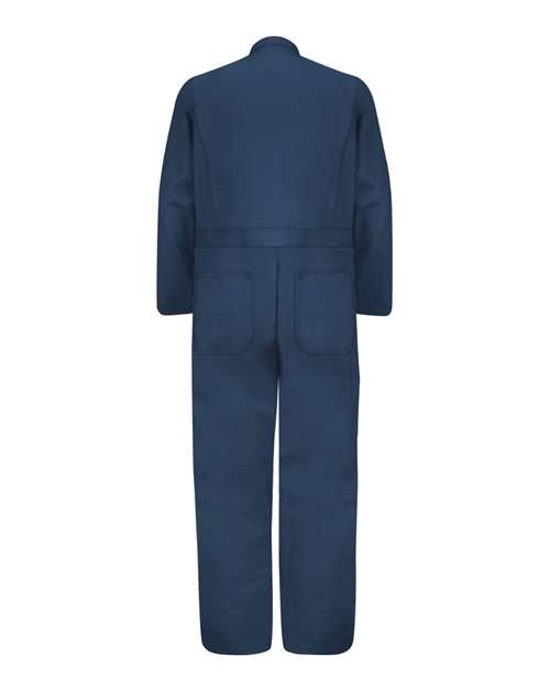 Button-Front Cotton Coverall Additional Sizes | USA Decoration