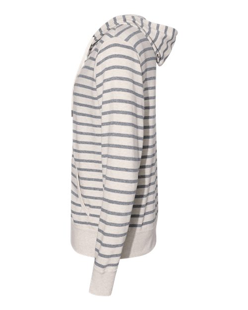 Heathered French Terry Full-Zip Hooded Sweatshirt | USA Decoration