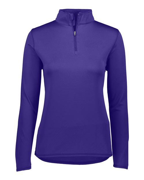 Women’s Attain Color Secure® Quarter-Zip Pullover | USA Decoration | Moisture-Wicking Polyester | Tagless