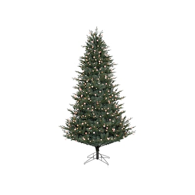 7.5-ft Hamilton Fir Pre-lit Artificial Christmas Tree with Color Changing LED Lights | USA Decoration®