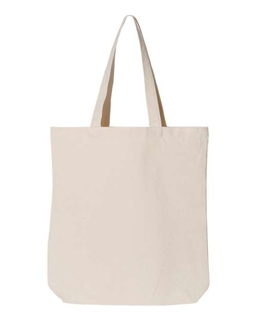 Gusseted Tote | 100% Cotton Canvas Carry-All Bag | USA Decoration