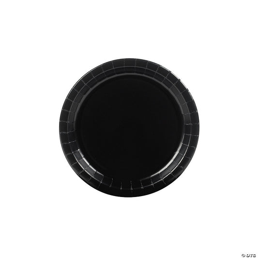 Black Paper Dessert Plates - 24 Ct. | USA Decoration®