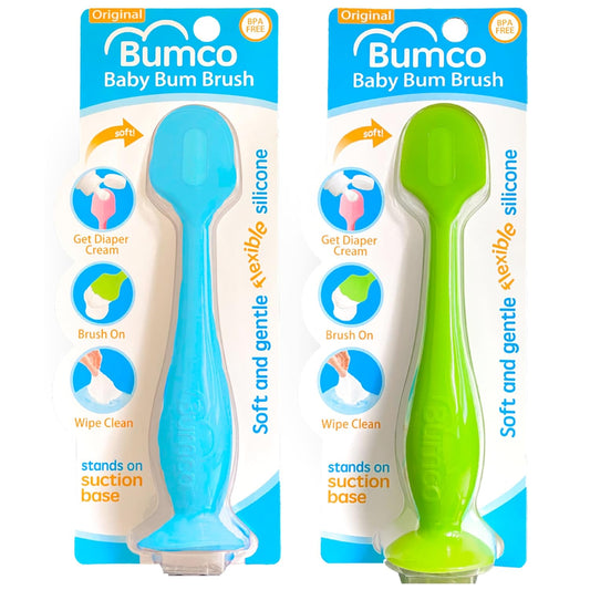 Bumco Diaper Cream Spatula 2-Pack BPA-Free, Soft & Flexible Butt Paste Applicators for Baby, Mom-Invented Diaper Bag Essentials