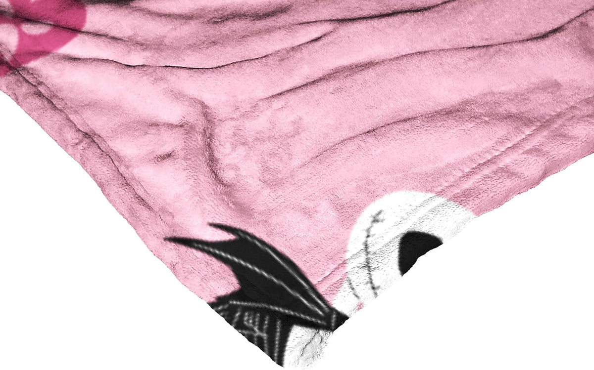 Disney Nightmare Before Christmas Silk Touch Throw Misfit Tango 50" x 70" Fleece Blanket