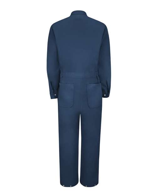 Zip-Front Cotton Coverall Additional Sizes | USA Decoration