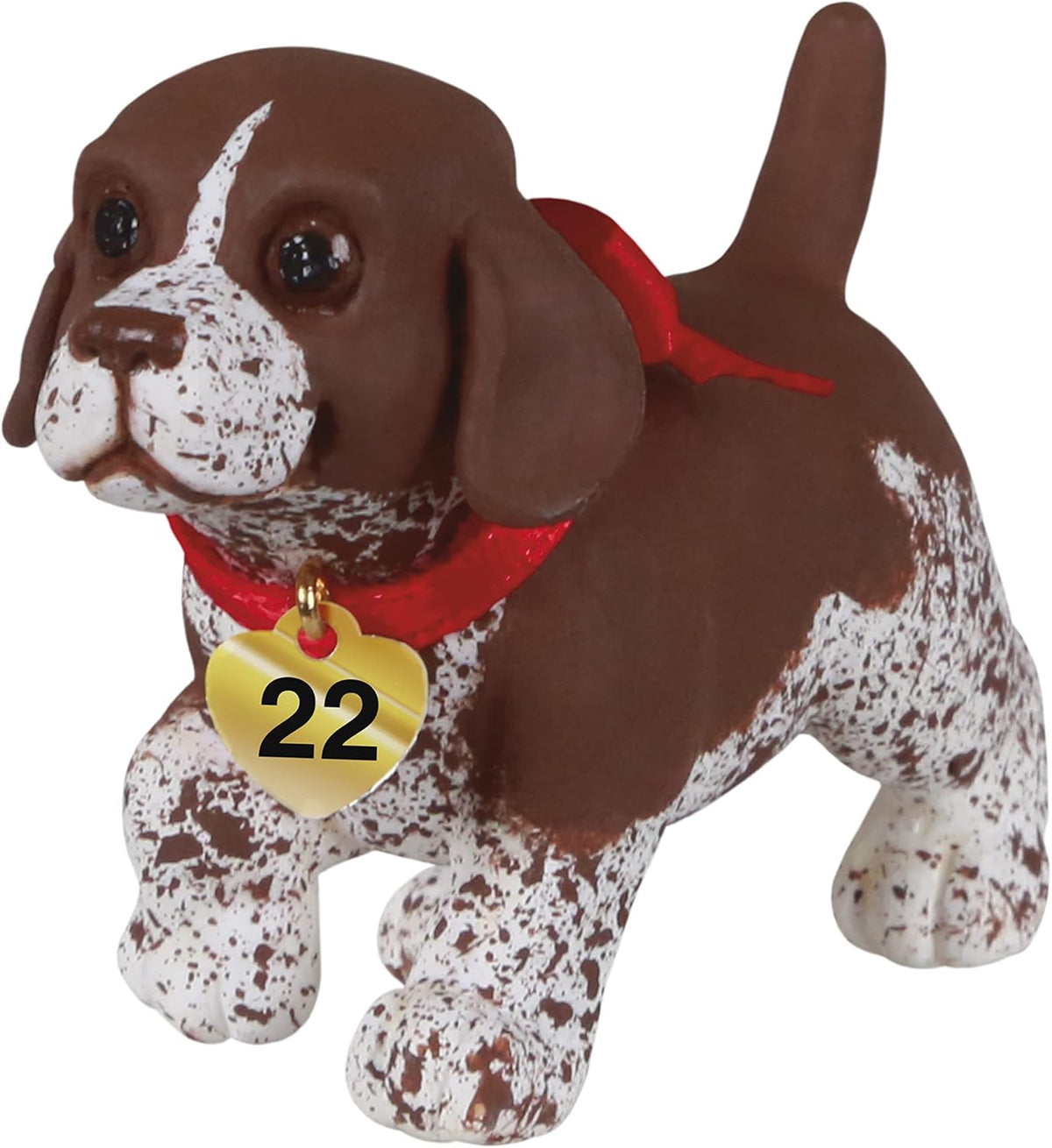 Hallmark Keepsake Christmas Ornament 2022 Year-Dated, Puppy Love German Shorthaired Pointer