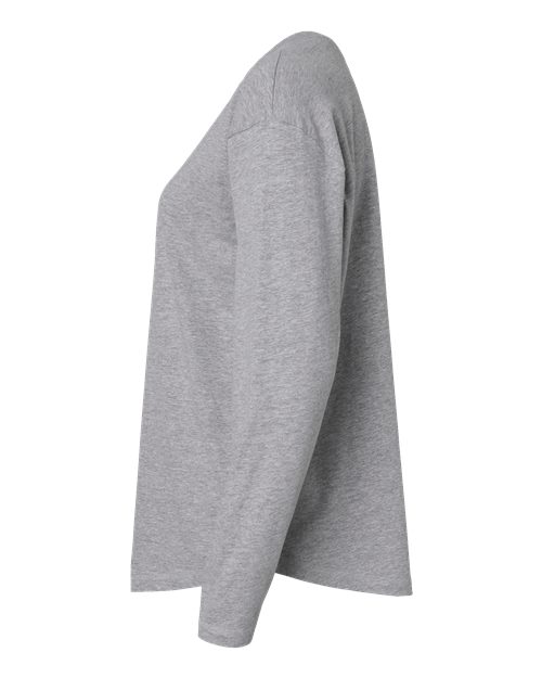 Women's Fine Jersey Long Sleeve Tee | USA Decoration