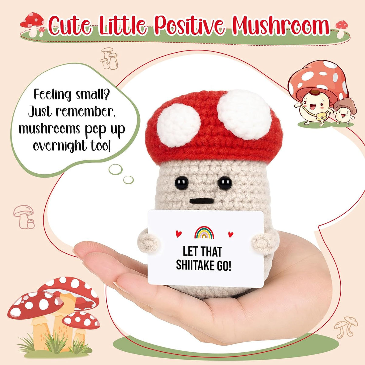 Funny Birthday Mushroom Gifts for Adults Gag Gifts for Women Men Her Him