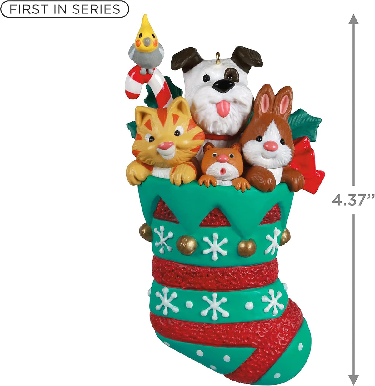Hallmark Keepsake Christmas Ornament 2021, Stocking Stuffers Pets