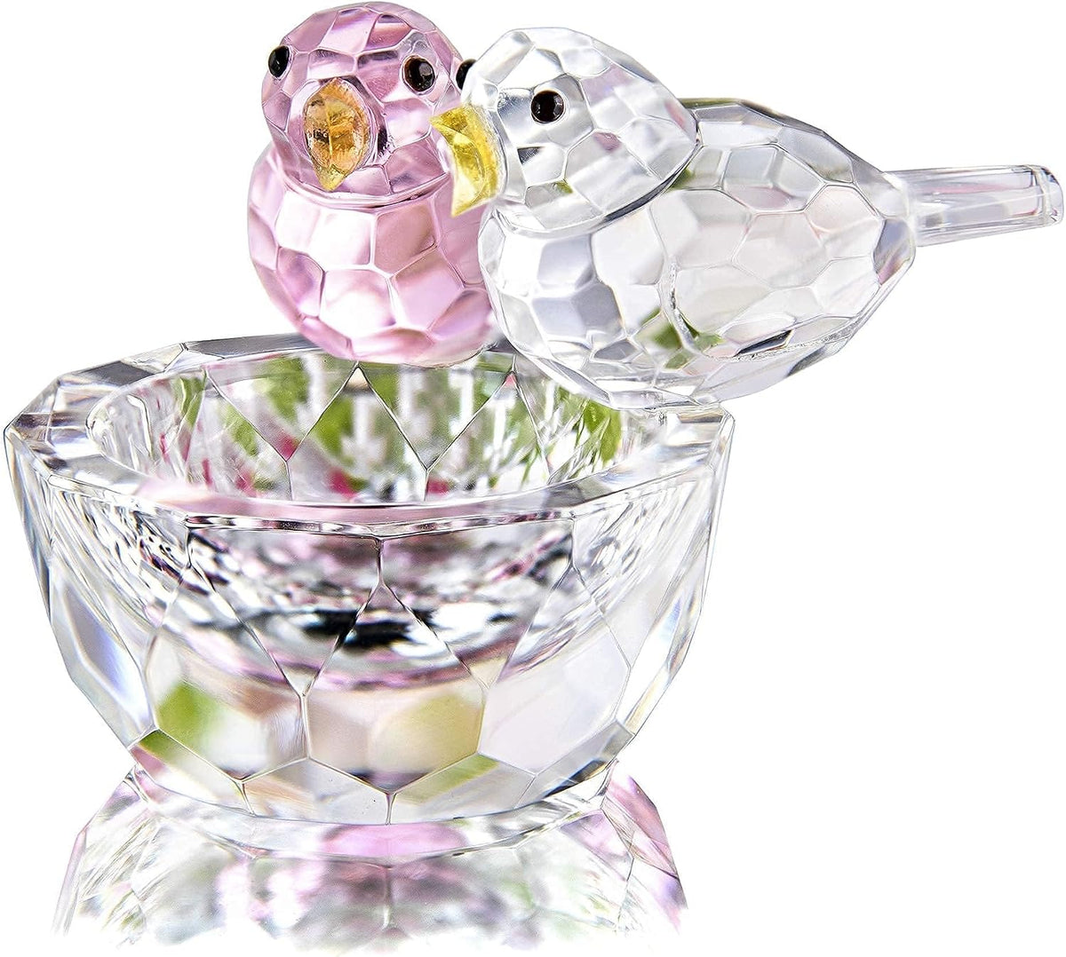 3.3'' Crystal Bird Figurine Collectible Art Glass Animal Gifts for Women