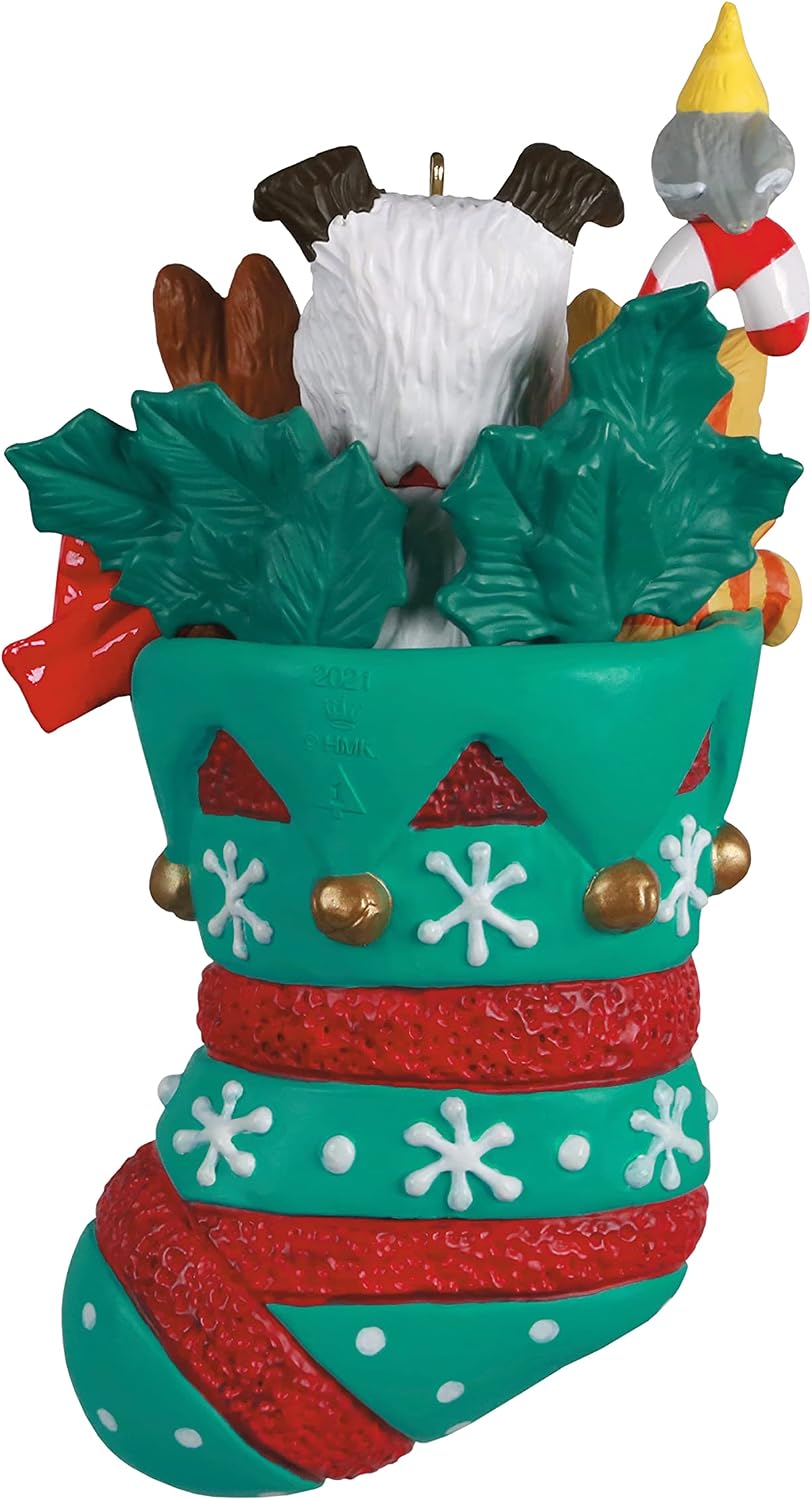 Hallmark Keepsake Christmas Ornament 2021, Stocking Stuffers Pets