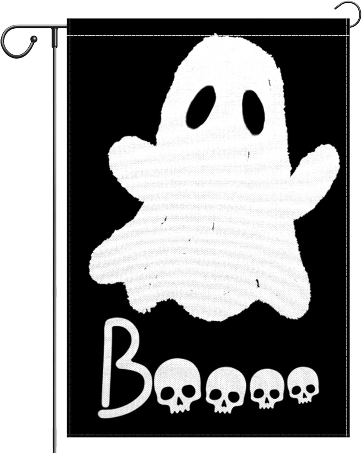 12×18 in Double-Sided Halloween Ghost Garden Flag Spooky Porch Décor | USA Decoration®