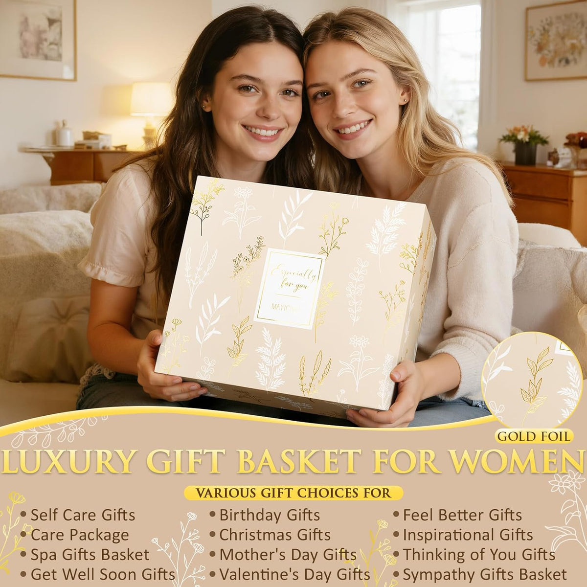 Christmas Spa Gifts for Women Birthday Self Care Package Get Well Soon Gift