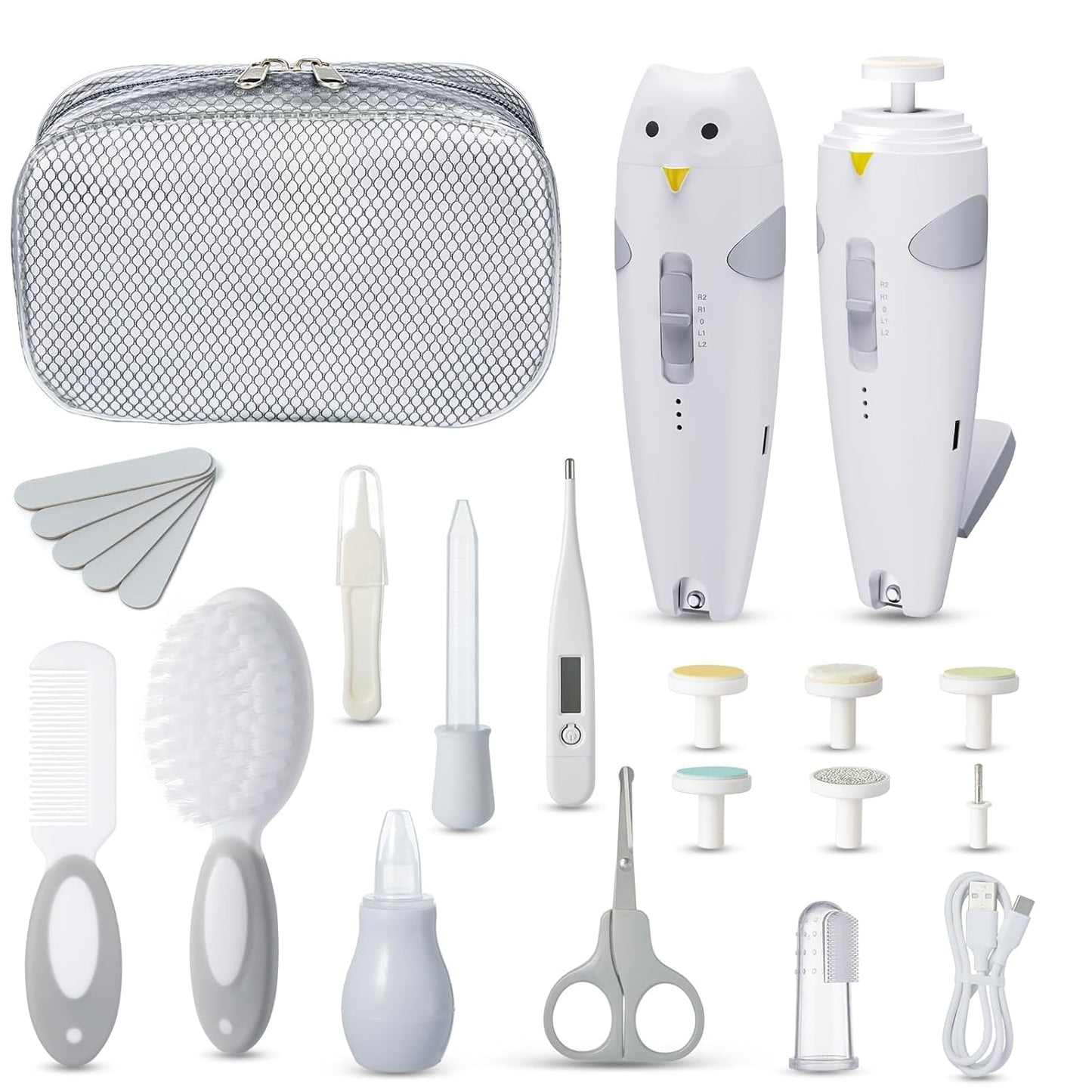 Lictin Baby Grooming Kit – 26-in-1 Electric Nail Trimmer