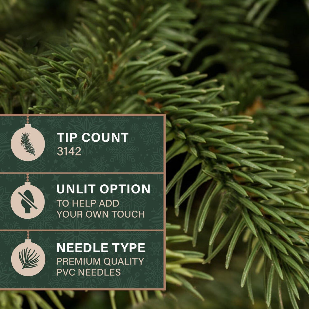 Fraser Hill Farm 9-Ft. Foxtail Pine Christmas Tree with Stand, Unlit