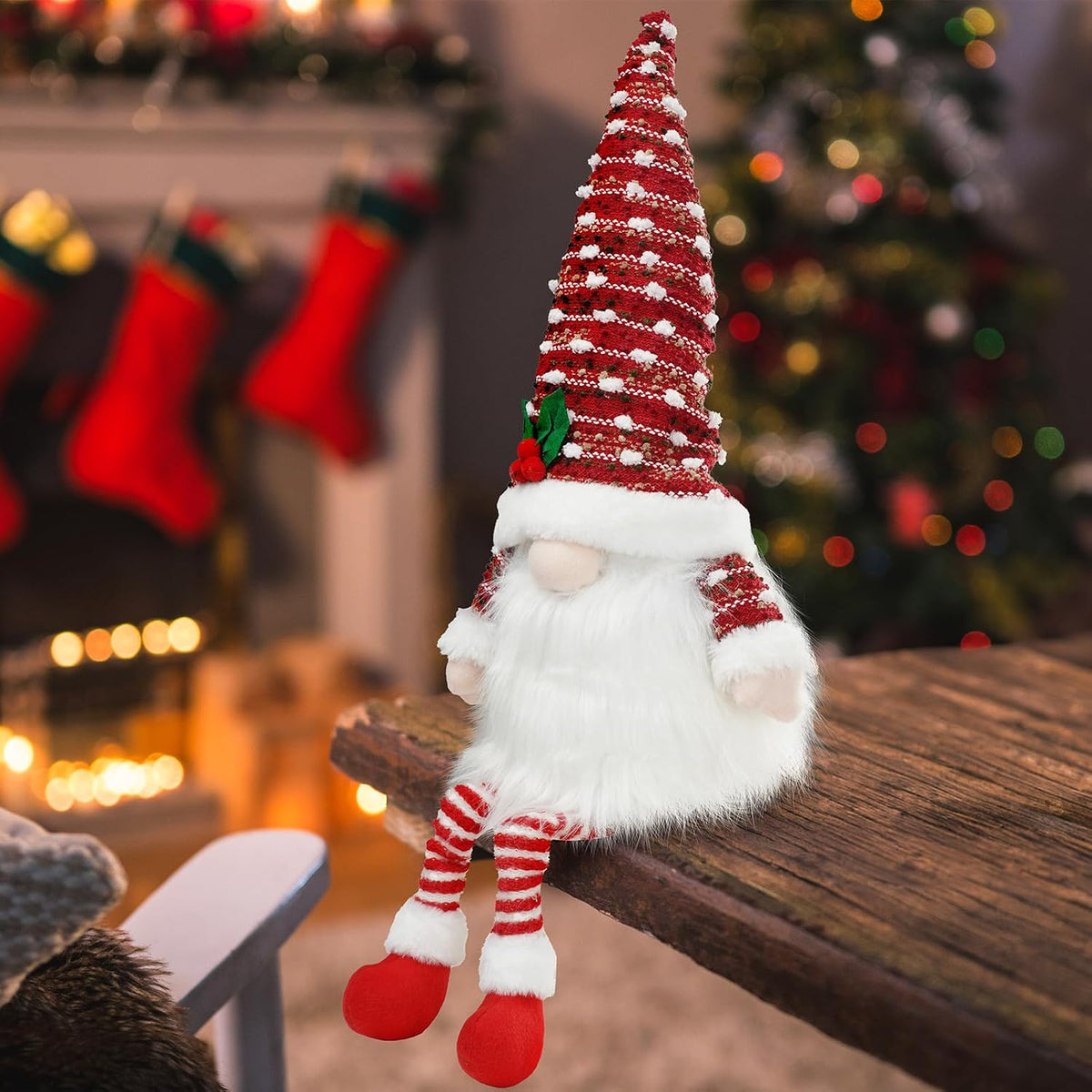 Gnome Christmas Tree Topper Plush Ornaments