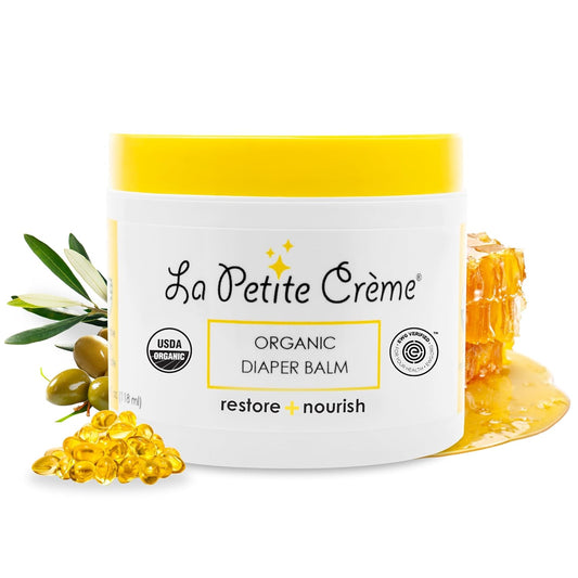 La Petite Creme Organic Diaper Balm – 4 oz Baby Cream