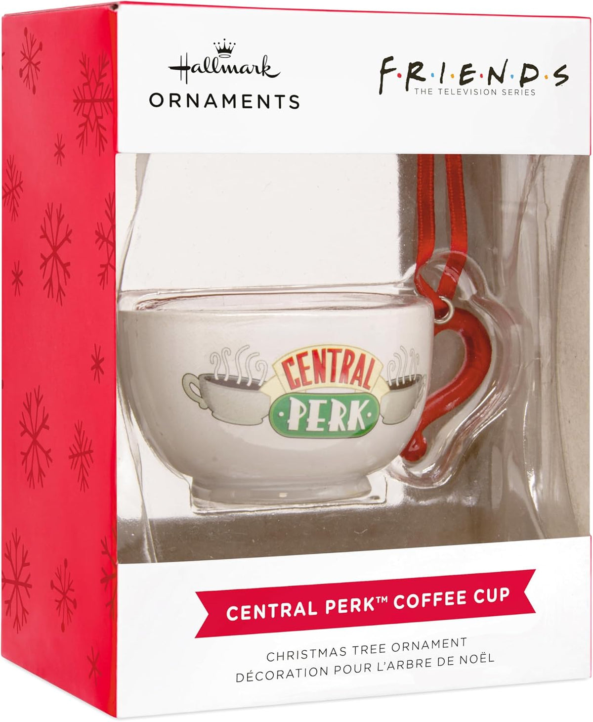 Hallmark Friends Central Perk Cafe Coffee Cup Christmas Ornament