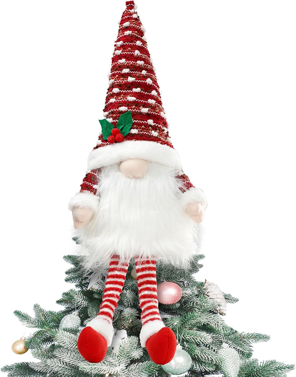 Gnome Christmas Tree Topper Plush Ornaments