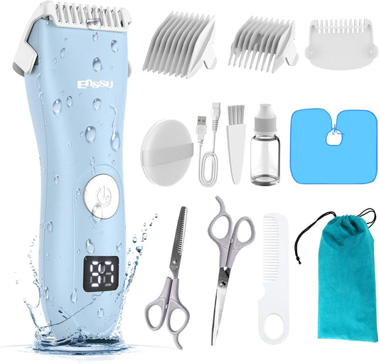 Baby Hair Clippers – Quiet Rechargeable Kids Hair Trimmer