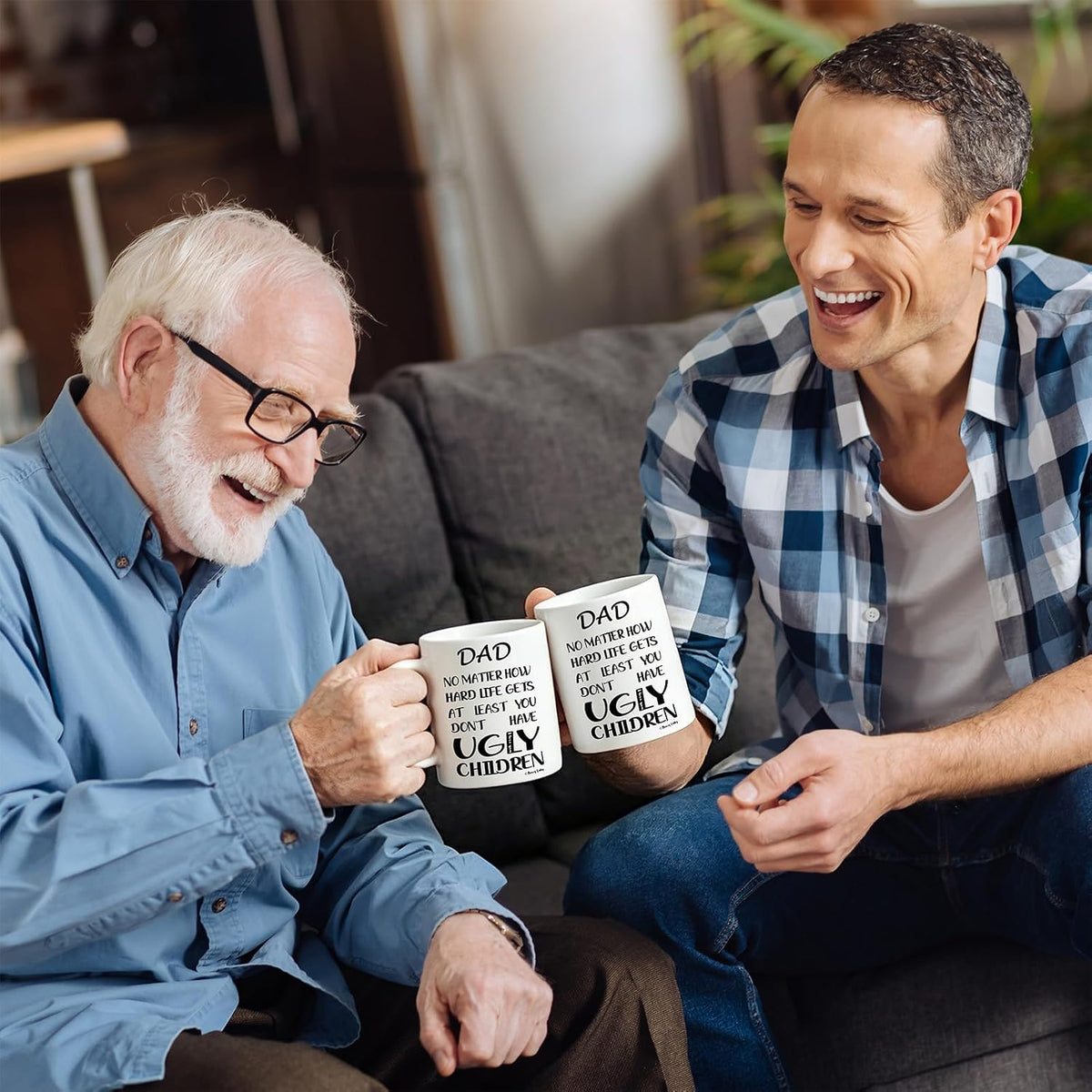 Breezy Valley Fathers Day Dad Gifts Funny Mug for Dad from Daughter Son
