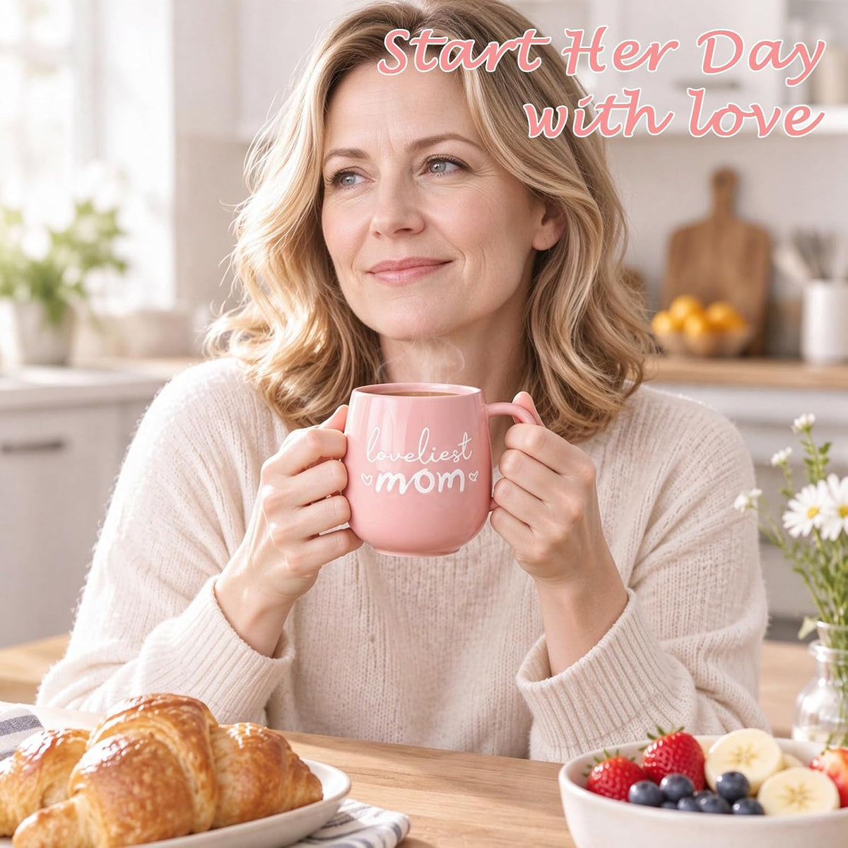 Birthday Gifts For Mom Coffee Mug From Daughter 14oz Heart Trinket Dish