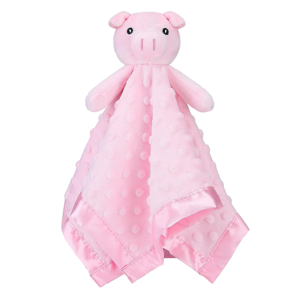 Pro Goleem Pig Loveys for Babies, Soft Security Blanket Baby Snuggle Toy Newborn Stuffed Animals Christmas Baby Gifts for Boys and Girls, 16 Inch