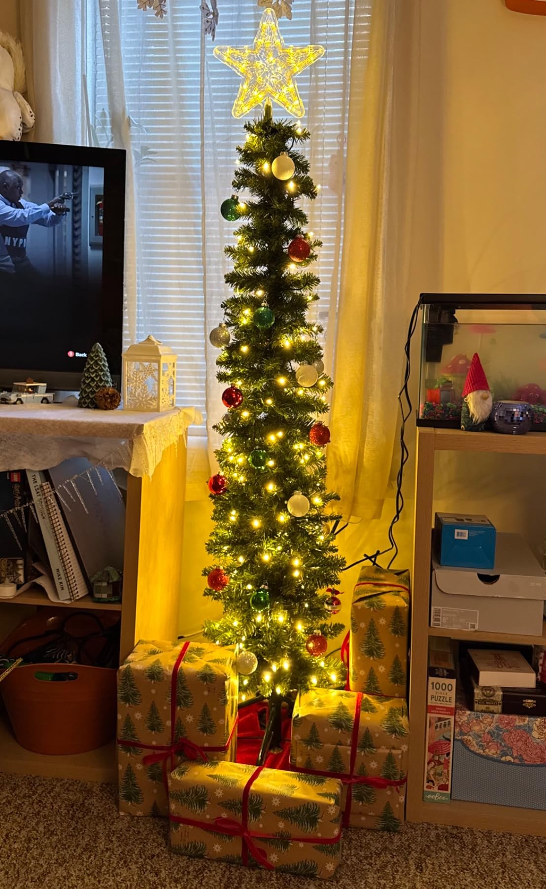 6.5ft Pencil Christmas Tree | USA Decoration