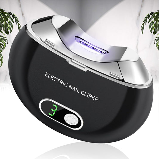 Automatic Electric Nail Clipper USB Rechargeable Safe Trimmer