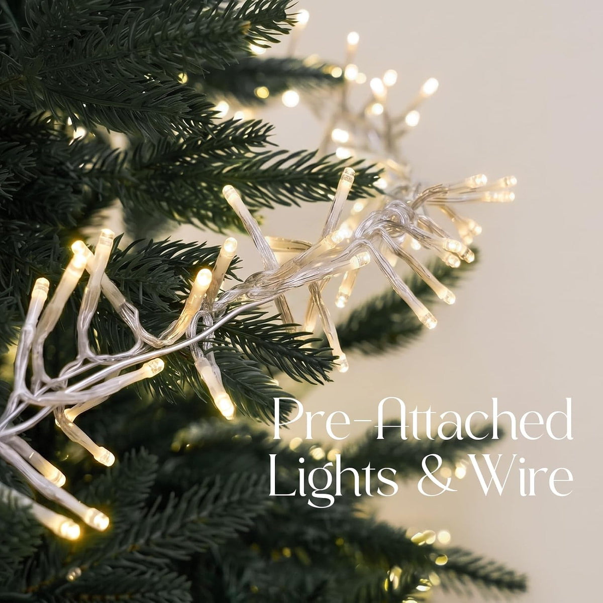 Christmas Decorations - 2000 LED 60ft Floating Spiral Christmas Tree Lights