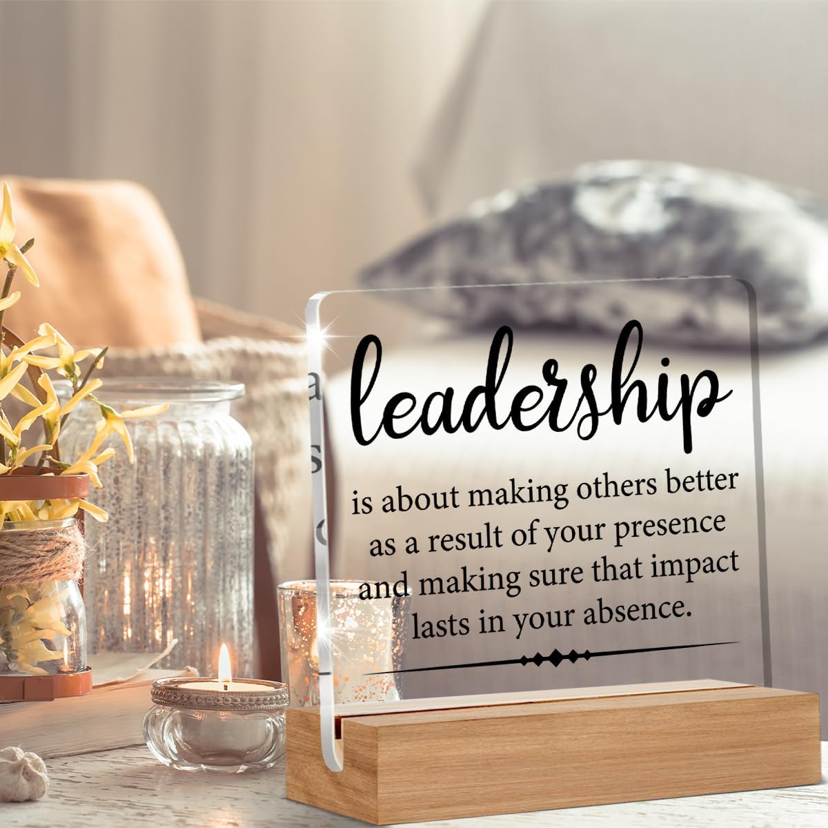 Leadership Decor Gifts for Leader Boss Mentor, Appreciation Gifts Set of 6