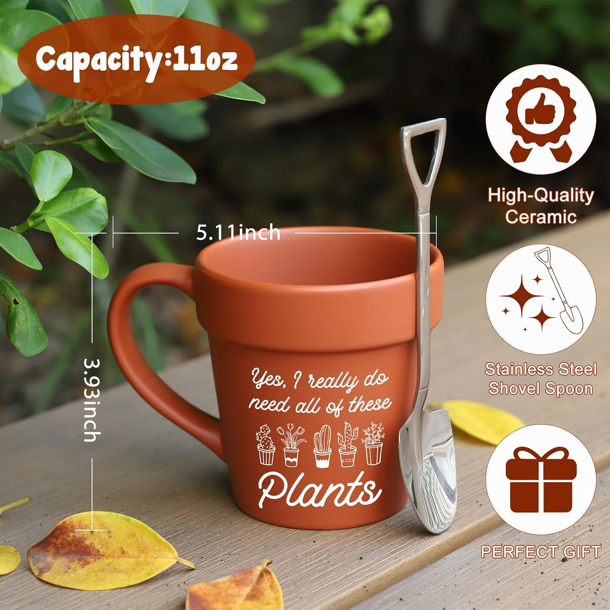 Fun Handmade Gardener Coffee Mug Gifts - Gardening Gifts for Women