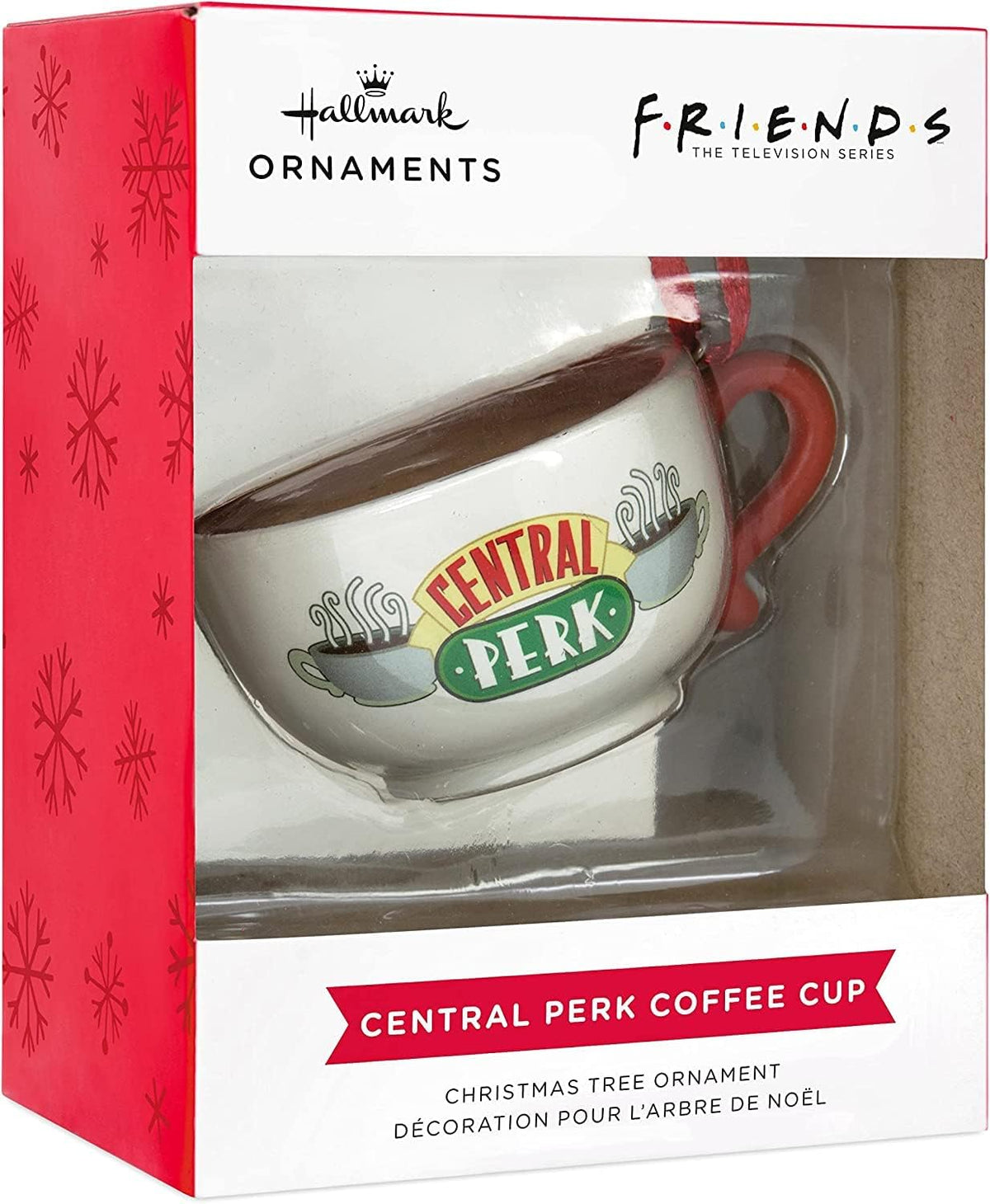 Hallmark Friends Central Perk Cafe Coffee Cup Christmas Ornament