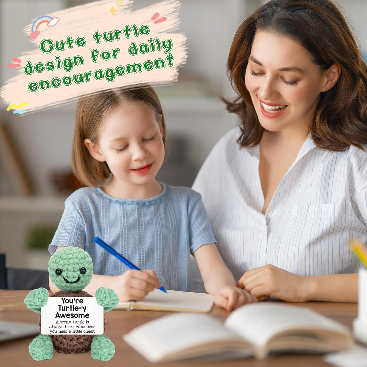 Mini Funny Turtle Christmas Birthday Gifts for Women Men Grandkids