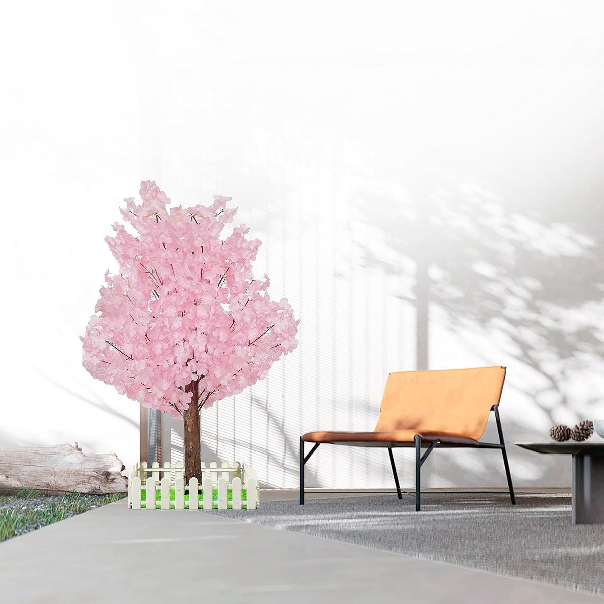Artificial Cherry Blossom Tree - Handmade Pink Fake Cherry Blossom Tree Centerpieces for Wedding Party Christmas Garden Indoor & Outdoor