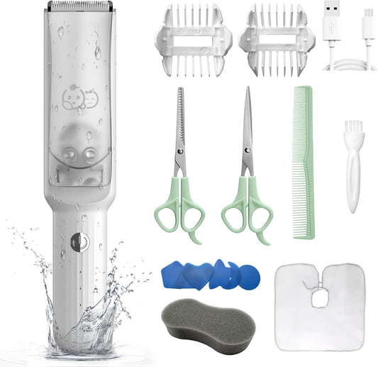 Baby Hair Clippers Quiet Trimmer Vacuum Cordless